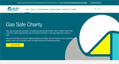 Desktop Screenshot of gassafecharity.org.uk