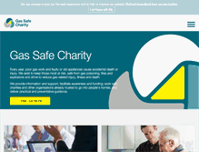 Tablet Screenshot of gassafecharity.org.uk